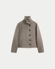 Short Buttoned High Neck